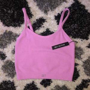 SETActive body crop in color Charm